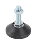 Close-up of Two Pack Heavy Duty Threaded Leveling Feet M16 Furniture Glides 330 Lb Each Adjustable Height Anti Vibration Floor Protectors