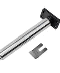 Concealed Automatic Door Closer With Soft Close Tubular Spring Non-Handed Design For Left Or Right Doors Smooth Quiet Close Black Finish