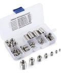 Self Tapping Threaded Inserts Kit For Metal And Stainless Steel 58 Piece Diy Tool Set For Tight, Durable Screw Reinforcement And Easy Install, 58-piece case