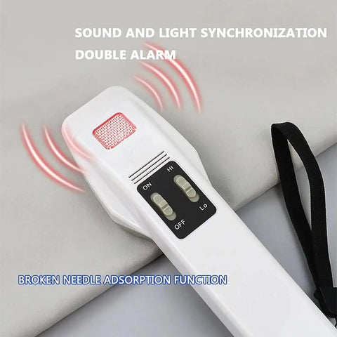 Needle Detector For Textiles And Clothing, High Sensitivity Metal Scanner That Sniffs Out Tiny Iron Needles, Breakage Free