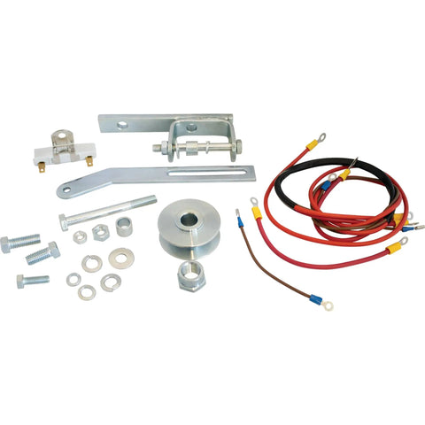6V To 12V Alternator Conversion Kit For Massey Ferguson TO30 Tractors 63 Amp 12V Generator Replacement components displayed