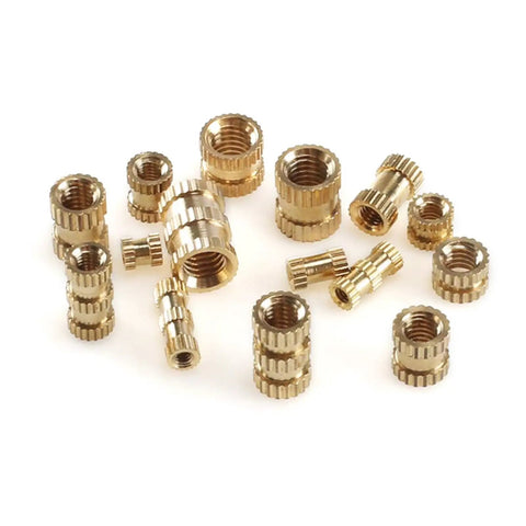 Grab This 330pcs Brass Threaded Insert Kit With Knurled Design For Fast DIY Fixes At Home Or Shop versatile brass inserts in various sizes.