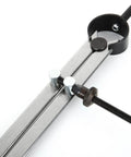 8-inch steel inside/outside caliper divider set with knurled screw for wood turning projects
