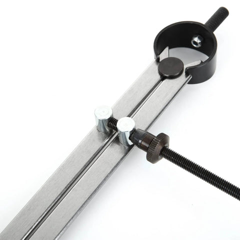 8-inch steel inside/outside caliper divider set with knurled screw for wood turning projects