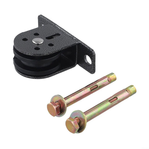 Heavy Duty Silent Fixed Pulley With Double Bearing And Stainless Steel Wire Rope Block for 3mm To 10mm Cable Lifting Rigging Gear.