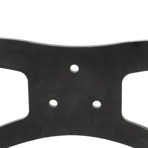 Close-up of metal alloy frame for Universal Wireless Go Kart Racing Steering Wheel with three bolt design
