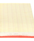 High Flow Racing Air Filter Panel For Your Ride Vehicle Specific Fit Boost Throttle Response Better Airflow Engine Protection Durable Panel Filter For Performance Cars in beige with red trim