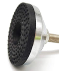 Beefy 4 Inch Adjustable Leveling Feet Set For Furniture, Machinery, Cabinets, And Workbenches, Rugged Carbon Steel, Close-up