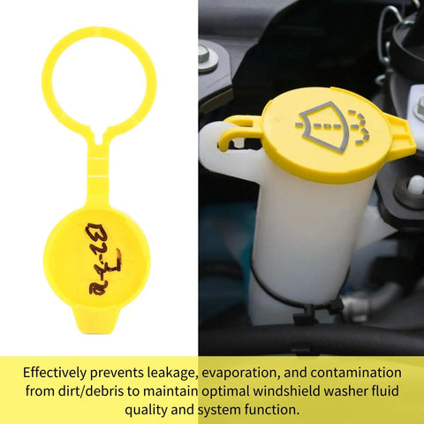 Jeep Cherokee Windshield Washer Reservoir Cap Replacement For 2014 2015 2016 2017 OE 68225063AA installed on reservoir