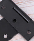 Close-up of Tough As Nails T Shape Triangular Door Hinge with ball bearing pin and precision mounts.
