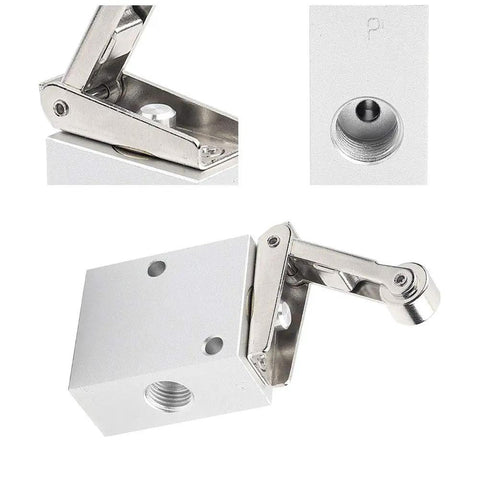 Heavy Duty Mechanical Pneumatic Roller Valve For Air Control With One Quarter Inch Ports No Sweat Setup Straight Up Reliable Pilot Diaphragm Control For Compressed Air Applications That Work Like A Charm
