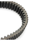 Premium V-Drive Belt For Yamaha T-Max500 And XP500 Motorbike Transmission Replacement Part, close-up of toothed outer edge.