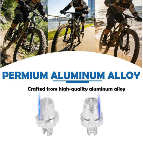 10 Pack Aluminum Alloy Bike Brake Cable Adjuster Screws 7mm Barrel Adjusters For Mountain And Road Bikes