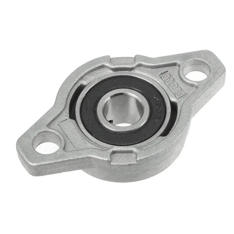 Solid Zinc Alloy Pillow Block Bearings 20mm KFL004 4 Pack Fits Skateboards Inline Skates RC Car Mini Machinery on white background