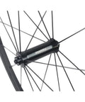Close-up of RT030 hub and Pillar 1423 spokes on 50mm Carbon Clincher Wheelset For 700C Road Bikes Tubeless Ready With Laser Brake Surface