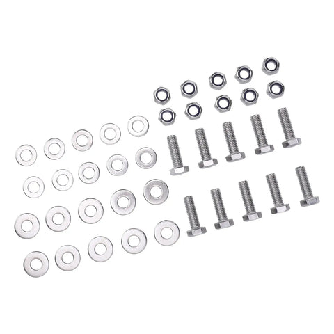 Beefy Stainless Steel Rear Crossmember Bolt Kit For Series 2 2A 3 Defender Land Rover Includes 10 Bolts 10 Lock Nuts And 20 Washers