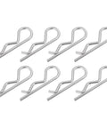 Tough As Nails 4mm By 78mm Hairpin Cotter Pins Kit In 304 Stainless Steel R Clips Retaining Pins For Bolts Eight Pack
