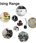 Refrigerator Thermal Overload Protector One Sixth HP 125W Replacement Part for freezers and coolers usage diagram