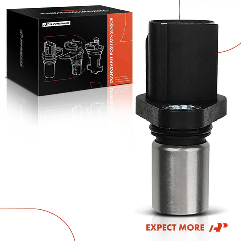 Top Quality Camshaft Position Sensor Compatible With Toyota Lexus And Other Makes Like Chevy Prizm Pontiac Vibe Scion Models Delivers Reliable Engine Performance With Easy Plug And Play Install. black metal camshaft position sensor with box