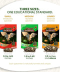 Three packs of Owl Pellet Dissection Kit For Classrooms, Big 1 Pack, Hands On Biology STEM Activity with pellets and owl image.