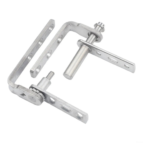 Heavy Duty Stainless Steel Double Action Door Hinges With Self Return Spring For Cafe Bar And Saloon Built Tough Dual Swing Hardware in silver.