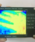 Portable Infrared Thermal Imager With 24 By 32 Pixel MLX90640 Sensor Non Contact Temperature Tester displayed in hand
