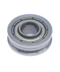 U Shaped Extruder Bearing Set For 3D Printers Beefed Up 4x12x4mm Precision Bearings With Guide Rail Round Wheel Gear And Pulley Fittings High Speed Low Noise Smooth Operation, single bearing