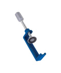 Heavy Duty Steel Pocket Hole Jig Clamp For Woodshop Workbench Compatible With 500 And 700 Series Models, blue clamp with screw.