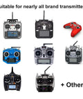 Various RC transmitters compatible with Colorful Rubber Anti Slip RC Transmitter Switch Caps Kit For Grab And Go Radios.