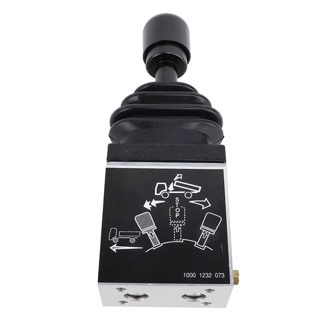 Proportional Dump Truck Valve With Three Holes And Two Working Positions, PTO Switch for hydraulic dump trucks, front view