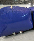 Go To Portable Water Storage Bag With Faucet 757 Liters 200 Gallon Capacity Foldable Water Tank for RV camping, shown in warehouse