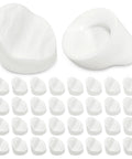 50Pcs Entry Door Plugs Set For Door Frames And Window Screw Holes White Diameter Five Sixteenths By One Quarter Inch Compatible With ODL