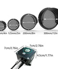Heavy Duty Led Traffic Signal Light For Loading Docks And Car Washes With Easy Push Button Control, various sizes displayed.