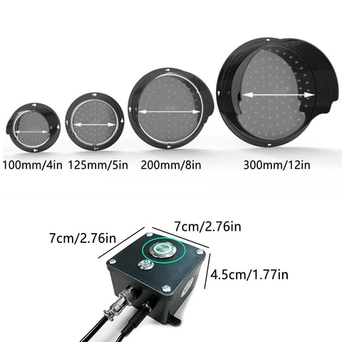Heavy Duty Led Traffic Signal Light For Loading Docks And Car Washes With Easy Push Button Control, various sizes displayed.