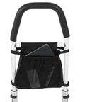 Sturdy Stainless Steel Bed Rail Safety Aid With Anti Slip Handrail For Fall Prevention And Independence, includes pouch