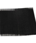 Foldable Accordion Bellows Cover for Milling Machines, Rubber Protective Guard Shield, Flexible CNC Way Shield, black ribbed material.