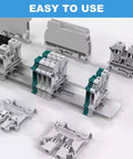 20 Pack 13 Inch Aluminum DIN Rails For Electrical Panels 35mm Wide By 7.5mm High Slotted Carrier For Mounting Equipment