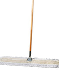 Straight Up Heavy Duty 36 Inch Commercial Dust Mop And Floor Sweeper With Thick Cotton Head And Solid Wood Handle for effective cleaning.