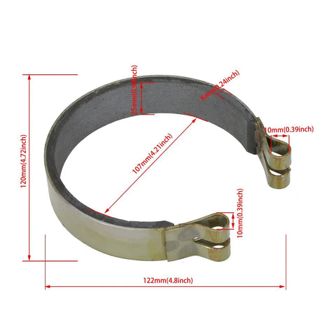 Beefed Up Go Kart Brake Band And 71 Inch Throttle Cable Kit For Predator 212CC 196CC GX160 GX200 6 5HP metal brake band