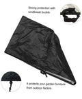 Outdoor Furniture Cover For Patio And Garden Weatherproof Dustproof And Windproof With Buckles Heavy Duty Oxford Fabric display
