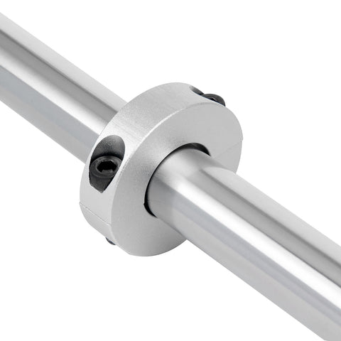 Double Split Shaft Collar For 32mm Bore And 60mm OD 15mm Thick 6061 Aluminum Alloy With Anodized Finish H7 Bore Tolerance Locking Mechanical Assembly Collar For Even Clamping And Tough Lightweight Performance