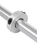 Pack Of 4 8mm Split Shaft Collars Aluminum Alloy Two Piece Clamping Collar 25mm OD 8mm Thick With M4 Set Screws Built Tough For Precision CNC Gear And Robotics on 8mm shaft