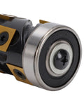 Heavy Duty Fafeicy Reversible Carbide Insert Router Bit With 1/2 Inch Shank and Spiral Trim detailed close-up showing inserts for precise cutting.