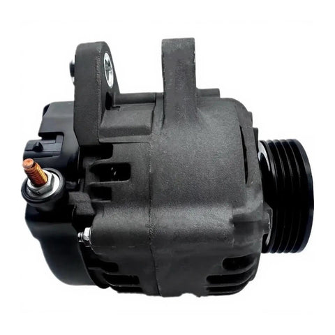 Side view of 12V 55A Marine Alternator Replacement for Mercury Marine Engines, Low Noise Operation For Quieter, Smoother Running, Easy No Fuss Install