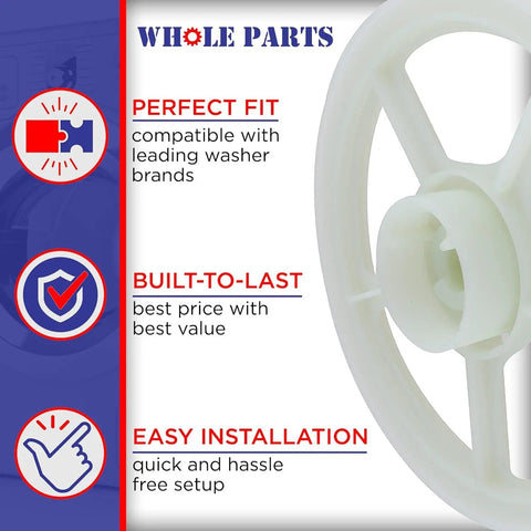 Heavy Duty Washer Thrust Bearing Replacement Kit 12002213 For Common Front Top Load Washing Machines, Easy Install Upgrade