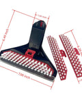 FH14050 multi-purpose brush tool kit for Hoover CleanSlate portable cleaner; includes two red-and-white bristle brushes and floor tool.