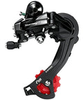 Rear Derailleur Tourney RD TZ500 Six Seven Speed Direct Mount for Mountain Road Trail Bikes with steel body and guide wheel