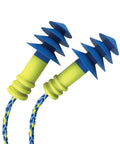 Dual Purpose Earplugs With Detachable Cord Pack Of 3 Pairs For Bike Riders Easy On And Off With Gloves Noise Reduction