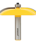 Raised Panel Cabinet Door Router Bit Cove Cut, Three And One Eighth Inch Diameter, One Half Inch Shank, Center Panel