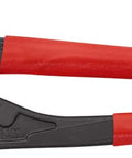 Cobra Water Pump Pliers Set Eight Piece Adjustable Heavy Duty Pliers For Plumbing And DIY Projects with red grips and smooth jaws.